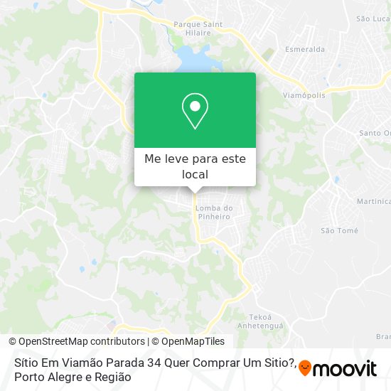 Sítio Em Viamão Parada 34 Quer Comprar Um Sitio? mapa