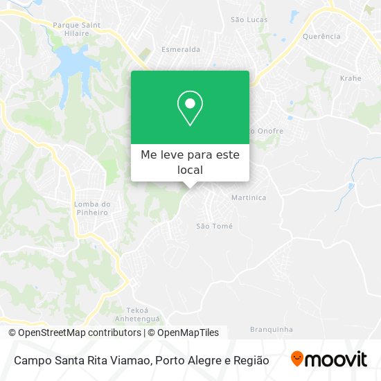 Campo Santa Rita Viamao mapa