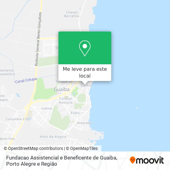 Fundacao Assistencial e Beneficente de Guaiba mapa