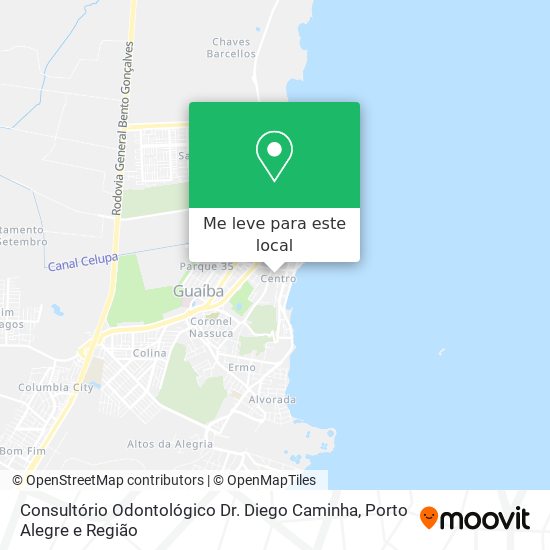 Consultório Odontológico Dr. Diego Caminha mapa