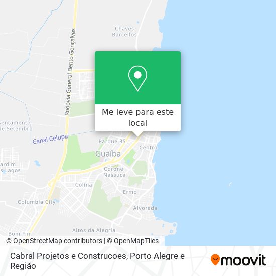 Cabral Projetos e Construcoes mapa