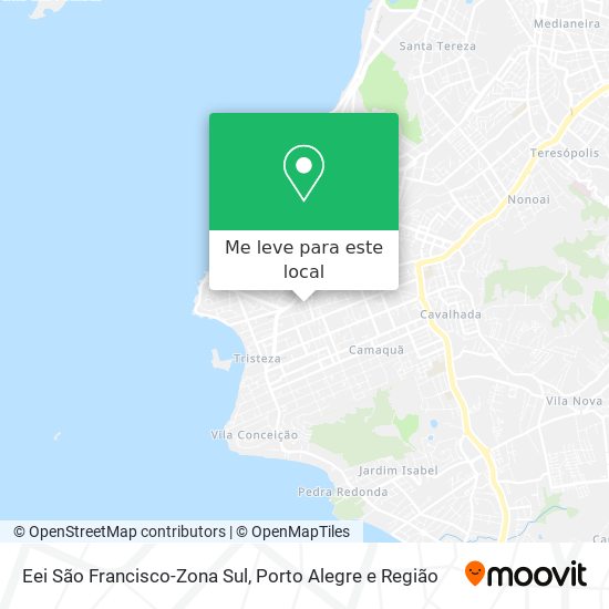 Eei São Francisco-Zona Sul mapa