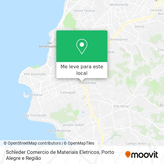 Schleder Comercio de Materiais Eletricos mapa