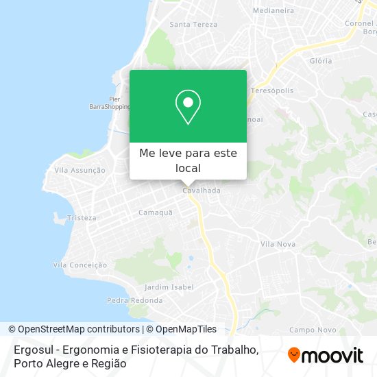Ergosul - Ergonomia e Fisioterapia do Trabalho mapa