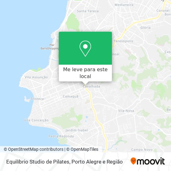 Equilíbrio Studio de Pilates mapa