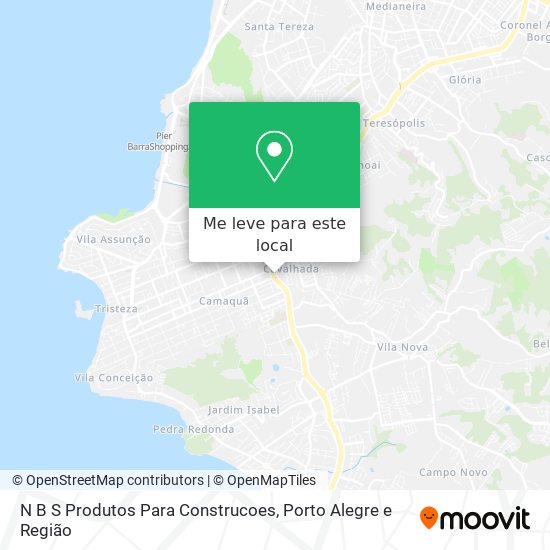 N B S Produtos Para Construcoes mapa