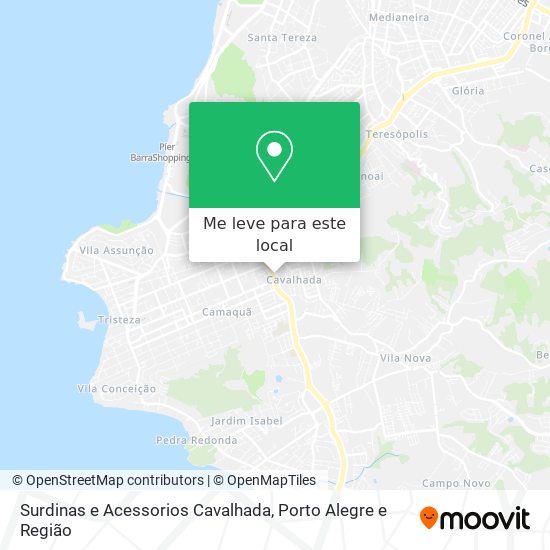 Surdinas e Acessorios Cavalhada mapa