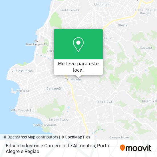 Edsan Industria e Comercio de Alimentos mapa