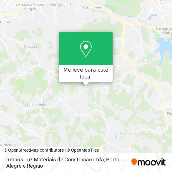 Irmaos Luz Materiais de Construcao Ltda mapa