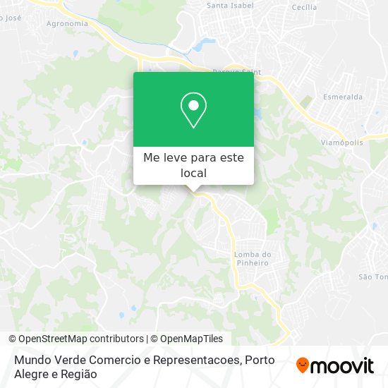 Mundo Verde Comercio e Representacoes mapa