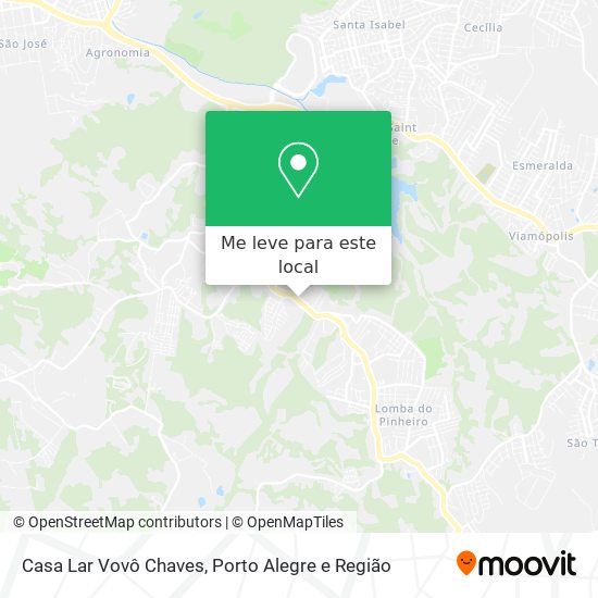 Casa Lar Vovô Chaves mapa