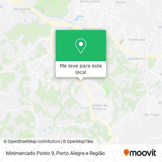 Minimercado Ponto 9 mapa
