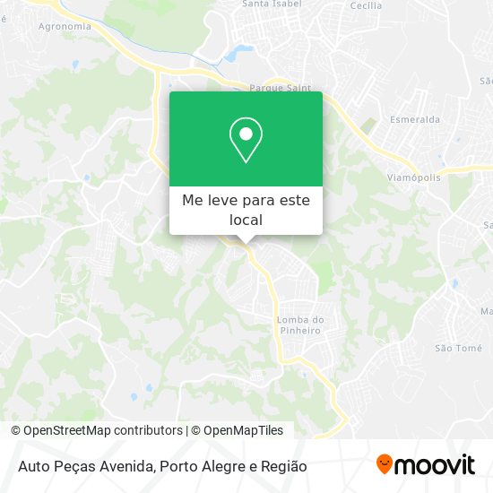 Auto Peças Avenida mapa