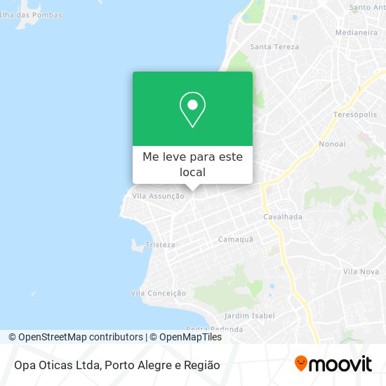 Opa Oticas Ltda mapa