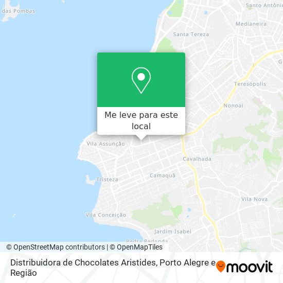Distribuidora de Chocolates Aristides mapa