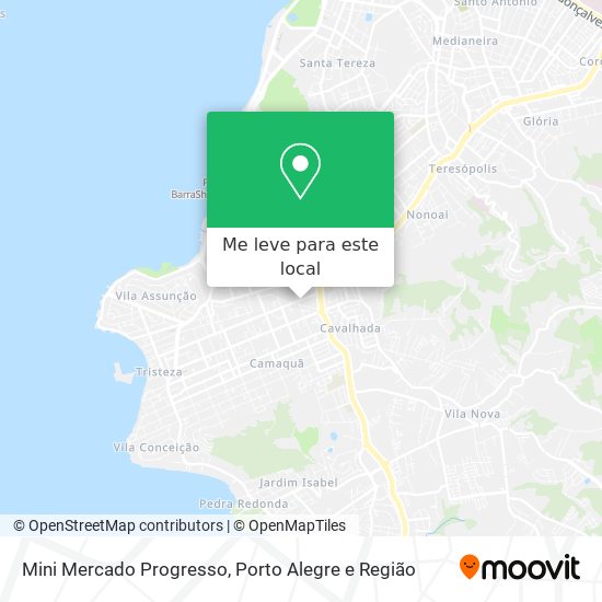 Mini Mercado Progresso mapa