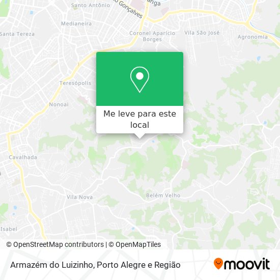 Armazém do Luizinho mapa