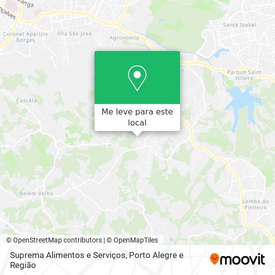 Suprema Alimentos e Serviços mapa