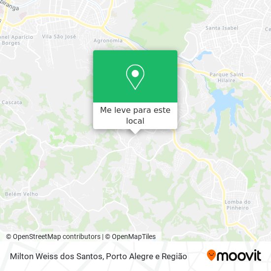 Milton Weiss dos Santos mapa