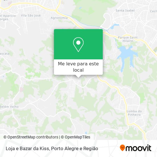 Loja e Bazar da Kiss mapa