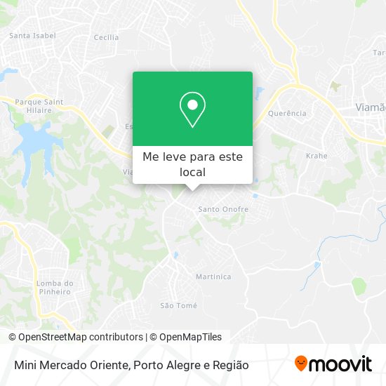Mini Mercado Oriente mapa