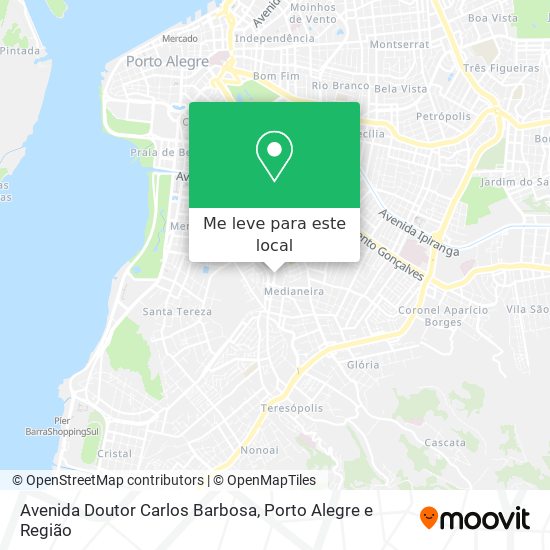 Avenida Doutor Carlos Barbosa mapa