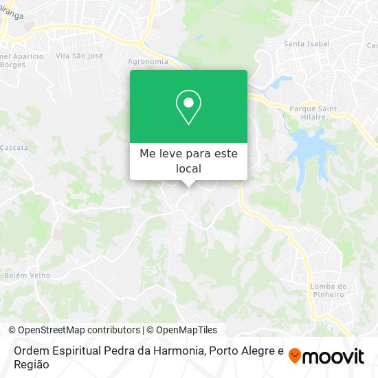 Ordem Espiritual Pedra da Harmonia mapa