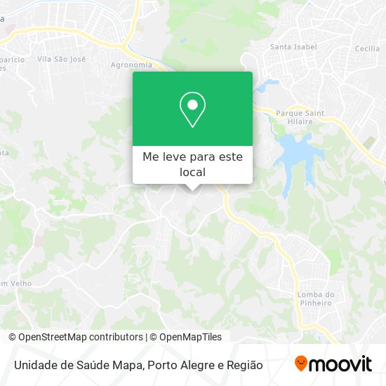 Unidade de Saúde Mapa mapa