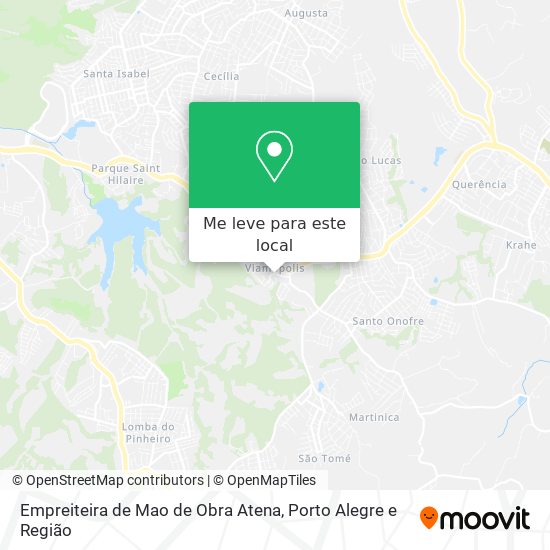 Empreiteira de Mao de Obra Atena mapa