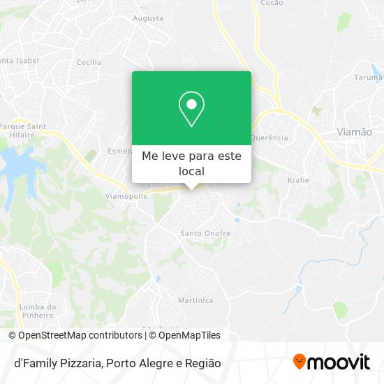 d'Family Pizzaria mapa
