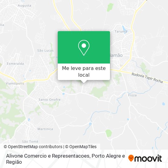 Alivone Comercio e Representacoes mapa