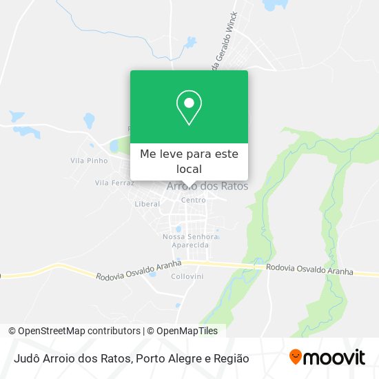 Judô Arroio dos Ratos mapa