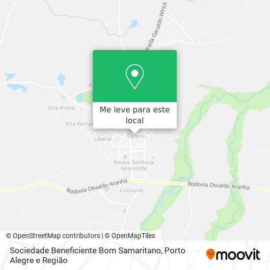 Sociedade Beneficiente Bom Samaritano mapa