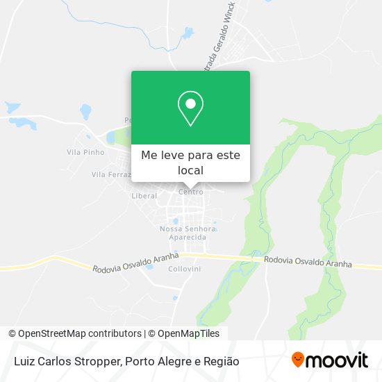 Luiz Carlos Stropper mapa