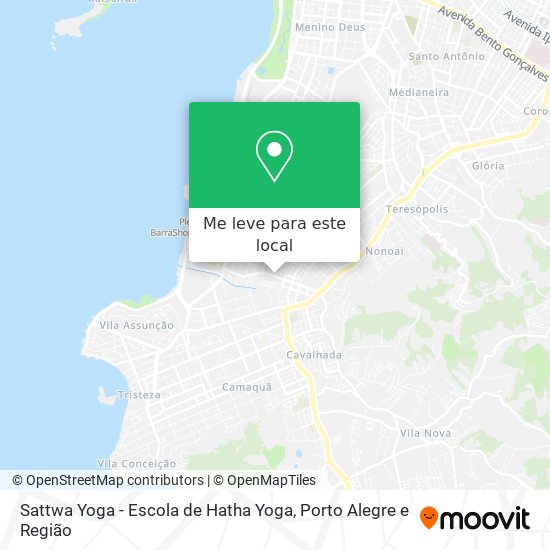 Sattwa Yoga - Escola de Hatha Yoga mapa