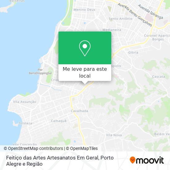 Feitiço das Artes Artesanatos Em Geral mapa