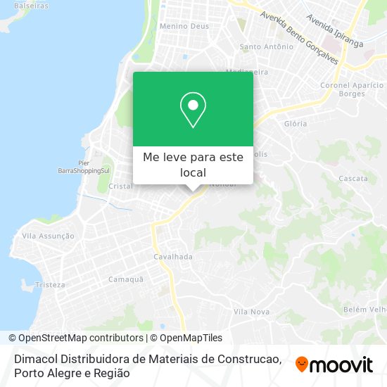 Dimacol Distribuidora de Materiais de Construcao mapa