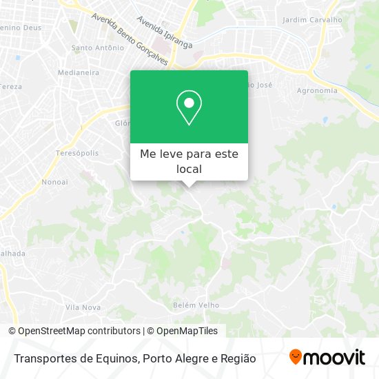 Transportes de Equinos mapa