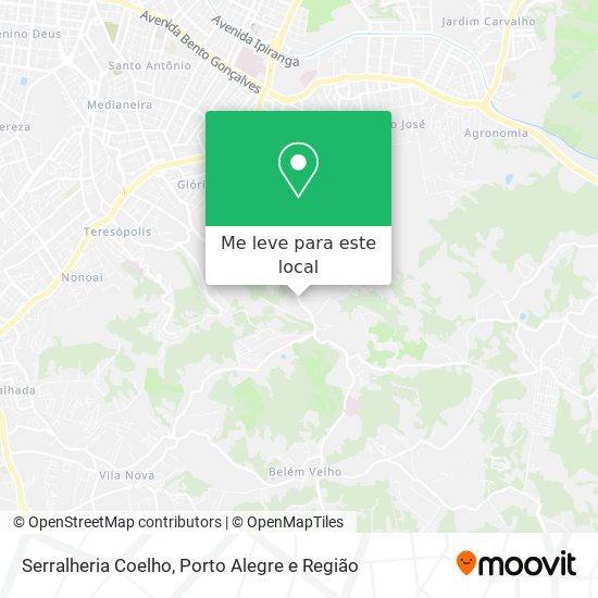 Serralheria Coelho mapa