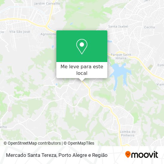 Mercado Santa Tereza mapa