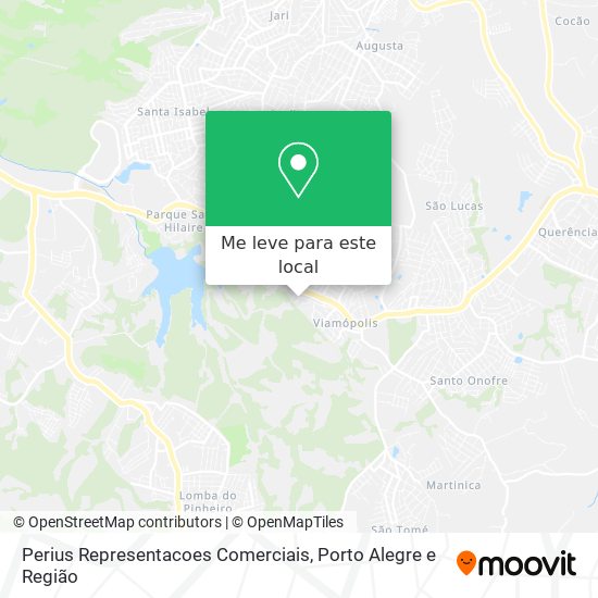 Perius Representacoes Comerciais mapa