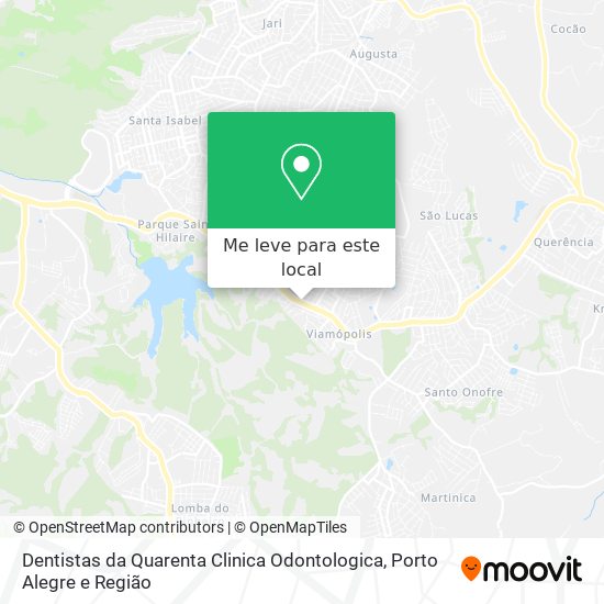 Dentistas da Quarenta Clinica Odontologica mapa
