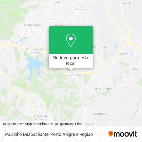 Paulinho Despachante mapa