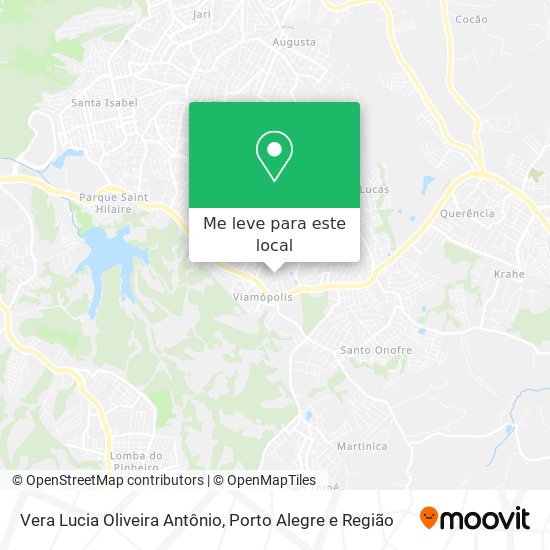 Vera Lucia Oliveira Antônio mapa