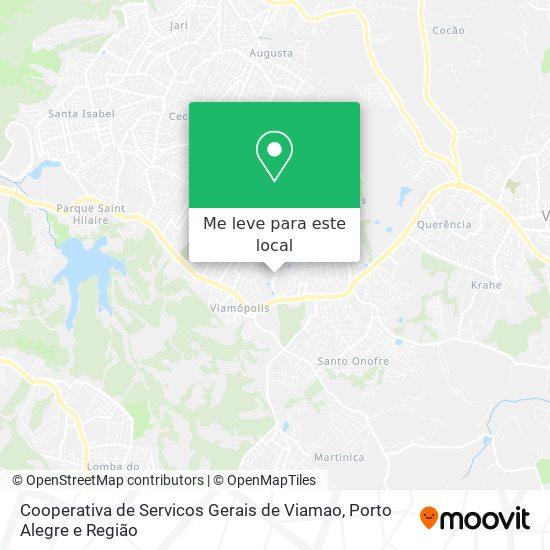 Cooperativa de Servicos Gerais de Viamao mapa