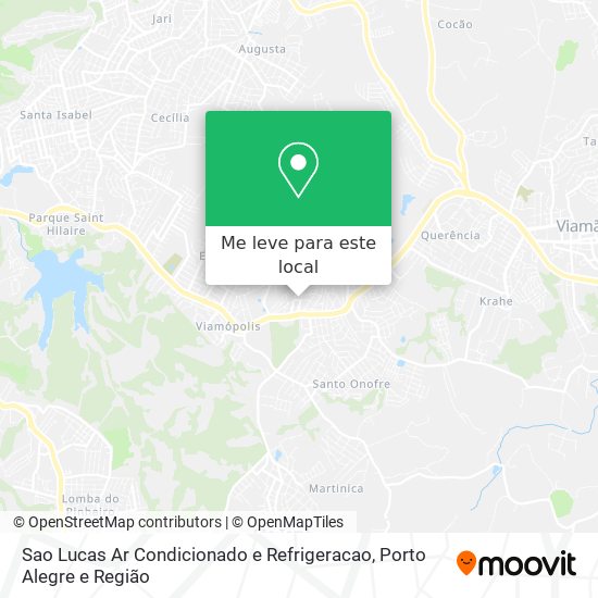 Sao Lucas Ar Condicionado e Refrigeracao mapa