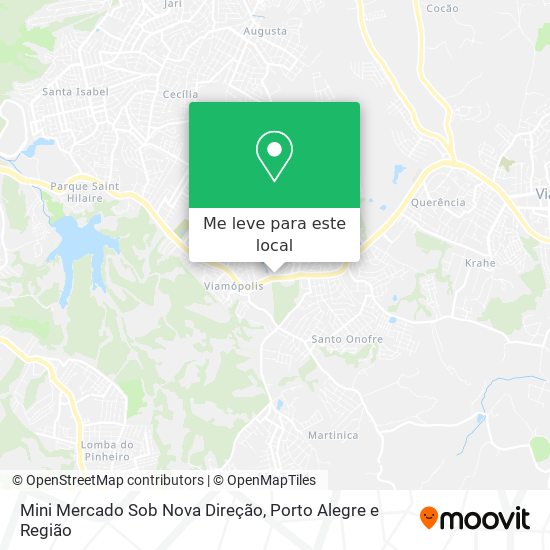 Mini Mercado Sob Nova Direção mapa