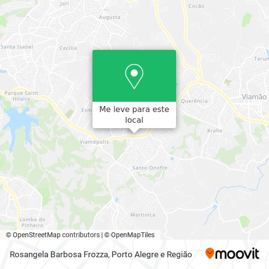 Rosangela Barbosa Frozza mapa