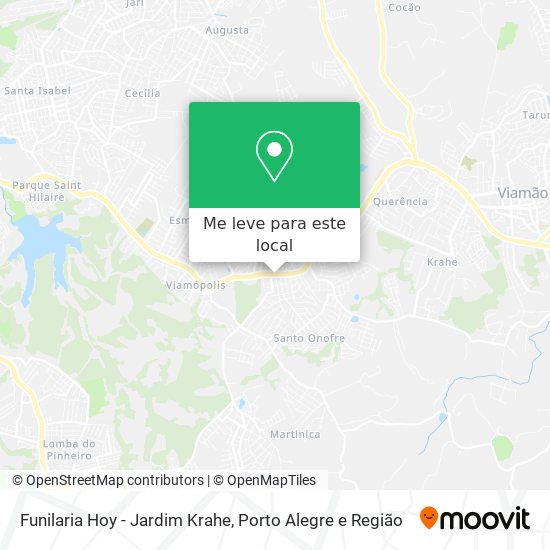 Funilaria Hoy - Jardim Krahe mapa