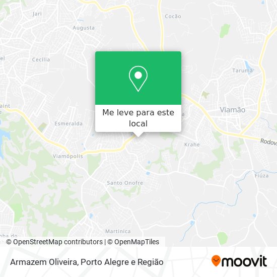 Armazem Oliveira mapa